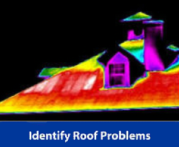 Identifying roof problems with heat map
